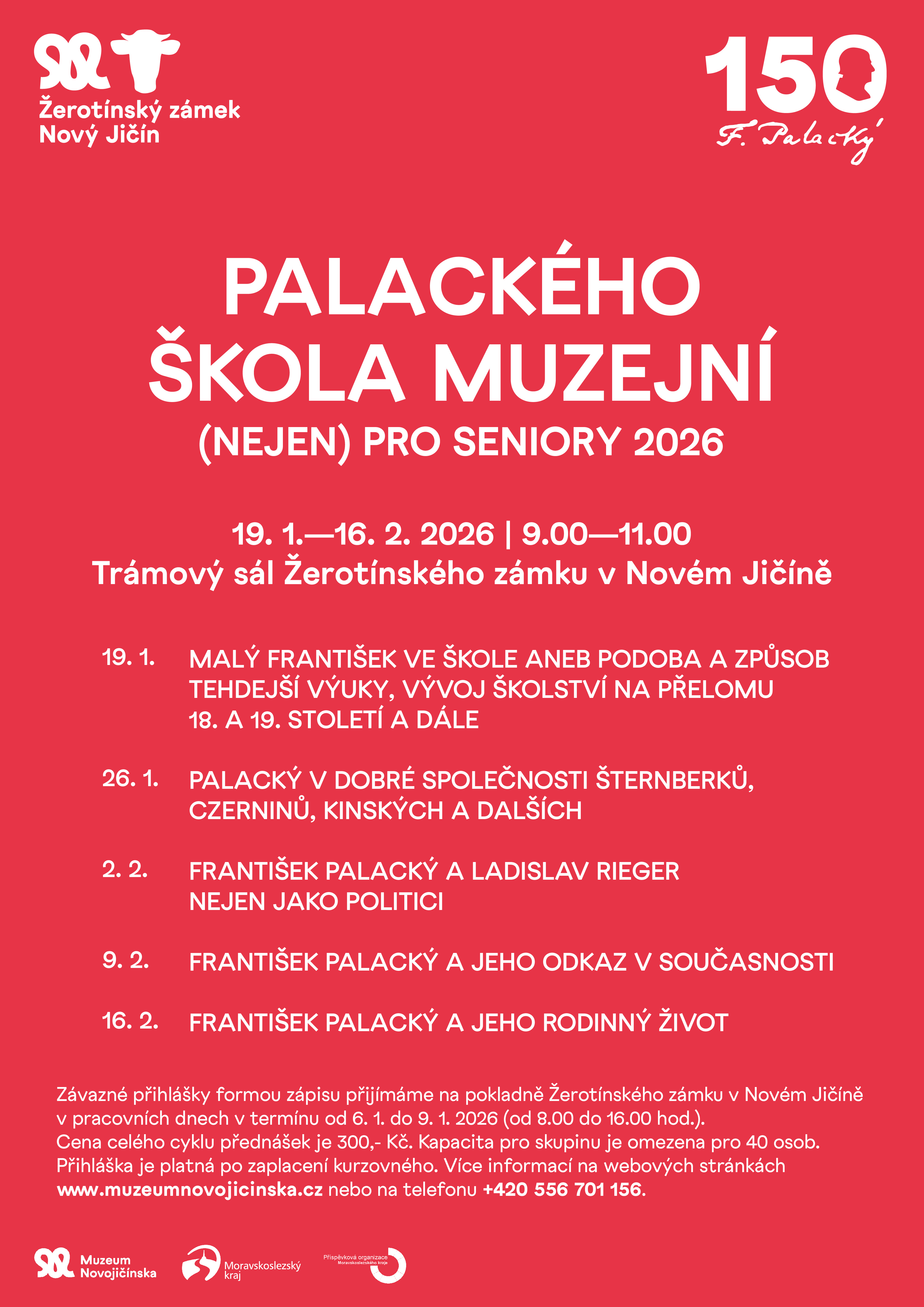 PLAKÁT Palackeho muzejni škola